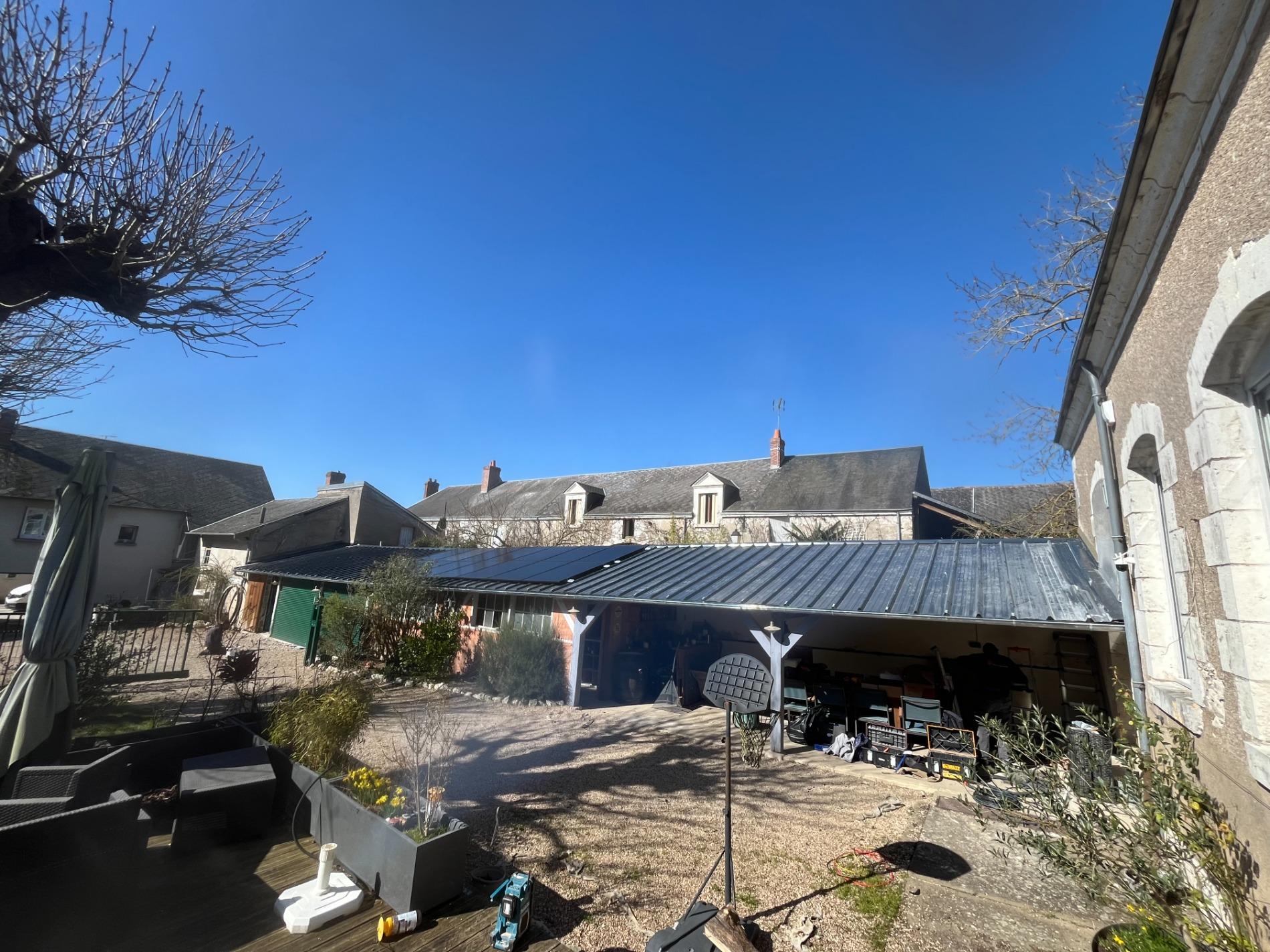 REFECTION DE COUVERTURE BAC ACIER + 6KWc SUR TAVERS