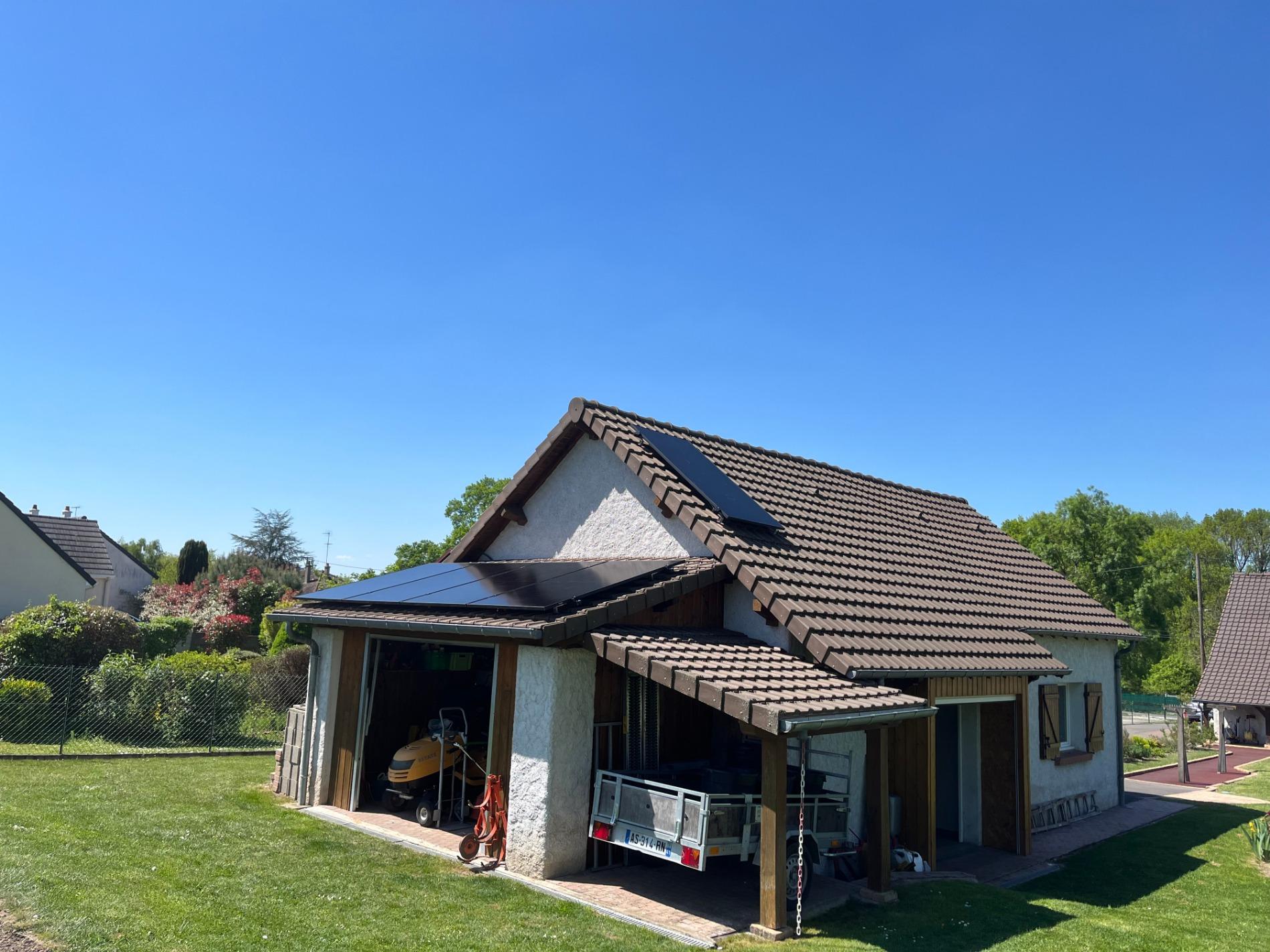 Installation photovoltaïque de 3KWC sur la commune de cellette