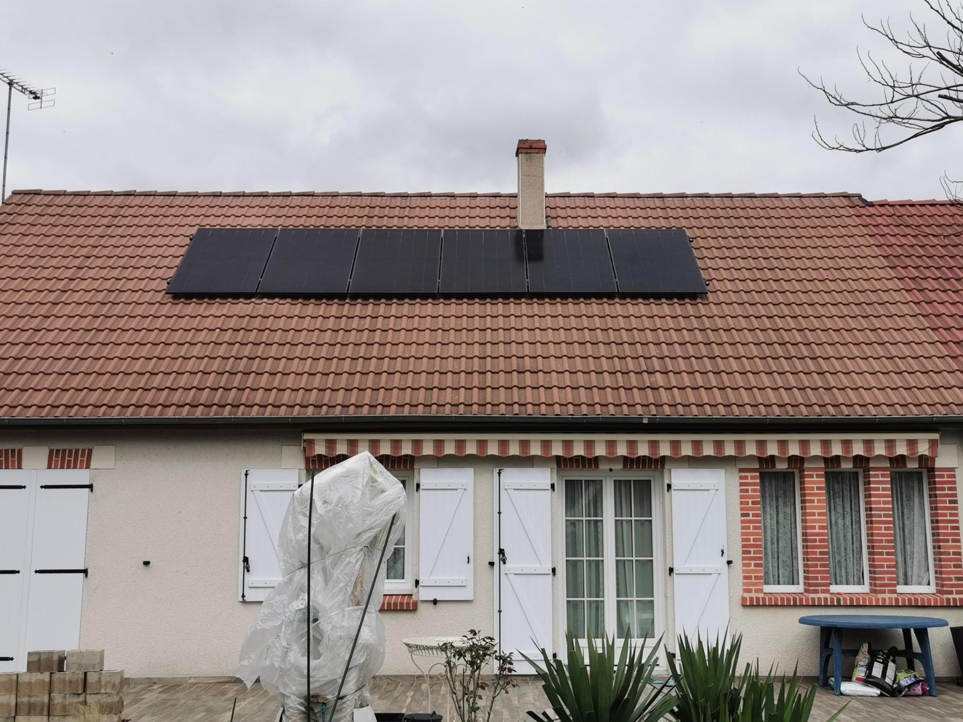 Chantier 3kwc sur tuiles mécaniques