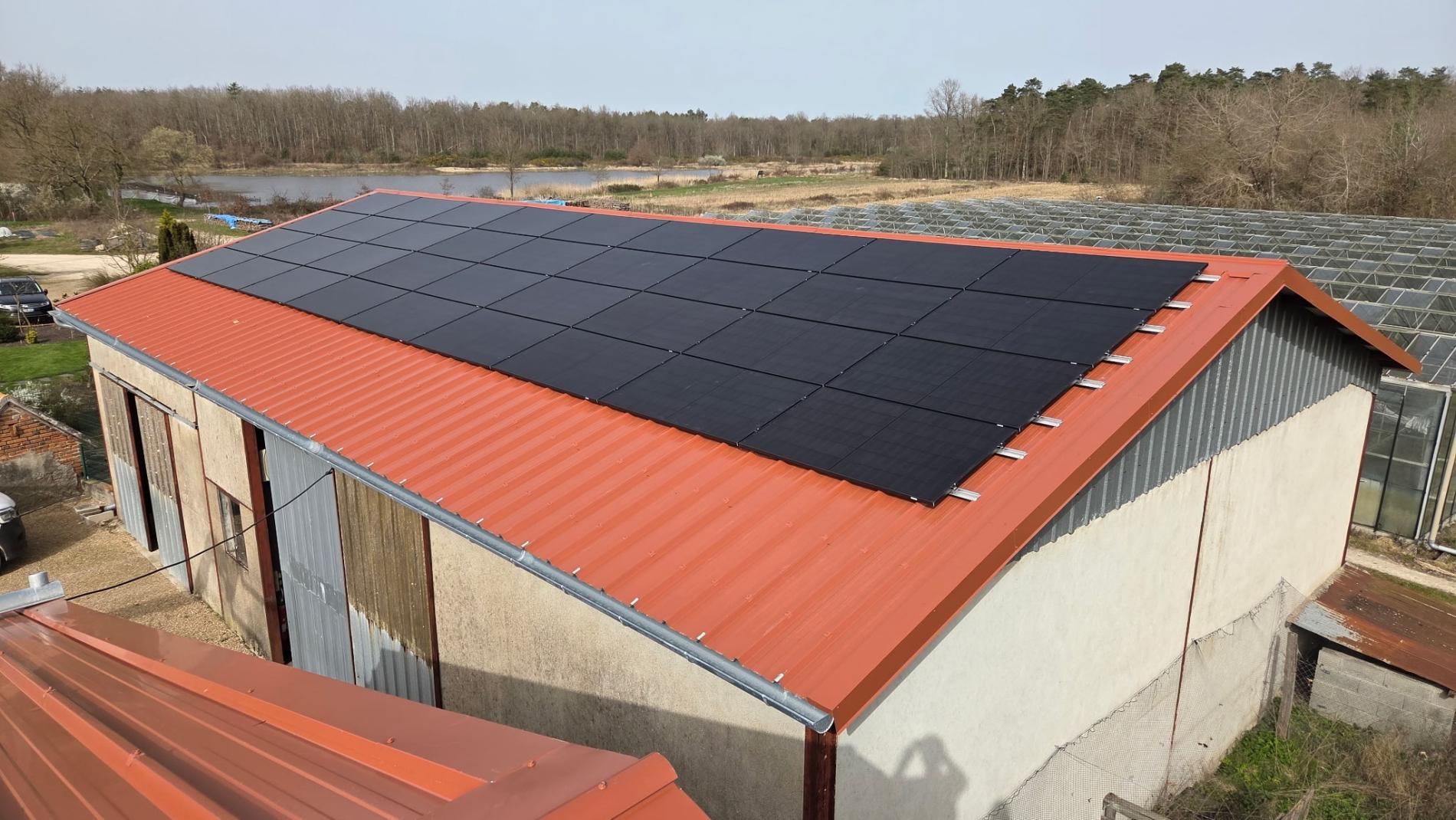 Photovoltaique sur bac acier